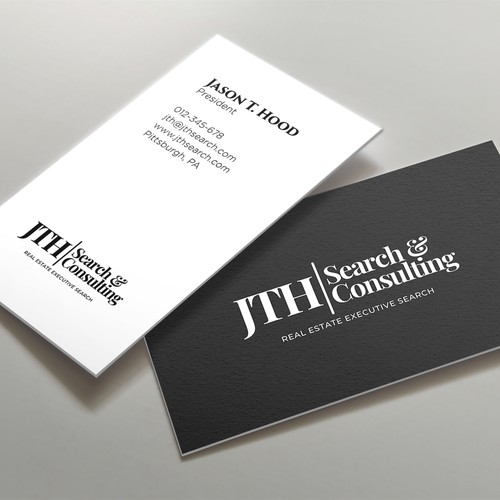 Business Card Design for Executive Search Firm Design by kaylee CK