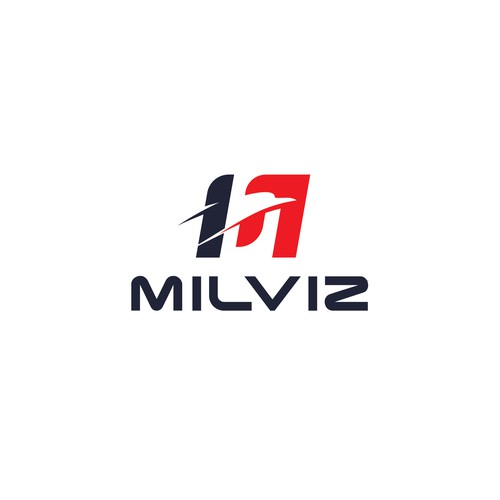 MILVIZ Logo - Producer of Military Flight Simulation Design by D E S P O T I C