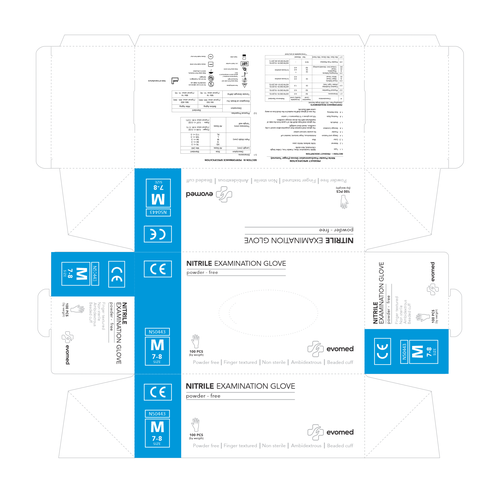 Design a Box for Medical Examination Gloves Design by Encephalon™