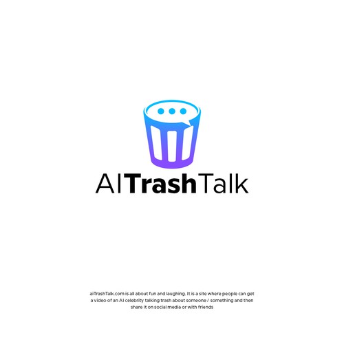 Design di AI Trash Talk is looking for something fun di agamodie