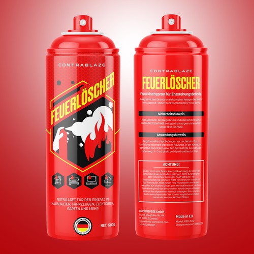 Fire Extinguisher Spray Design Design by save_me