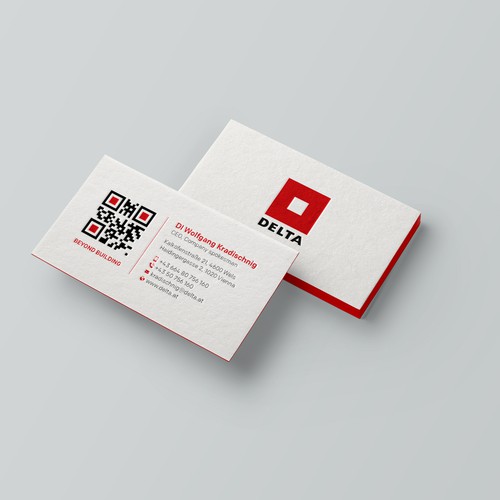 DELTA Business Card Relaunch Design by Design"Glory"