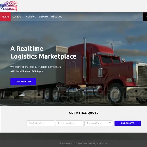 Home Page Website Design Design by Mohsin™