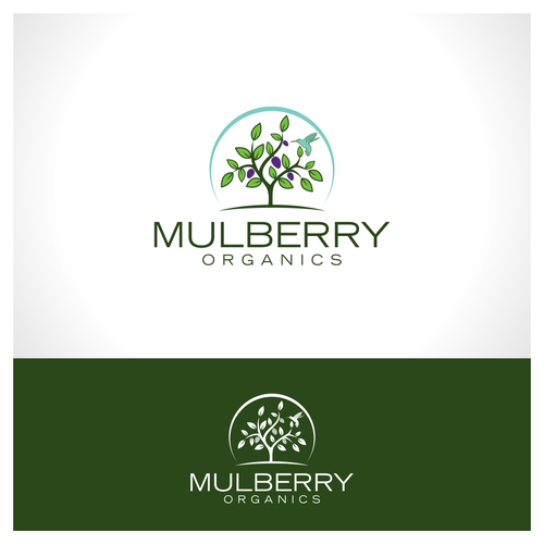 Create logo for mulberry organics skincare and hair products line