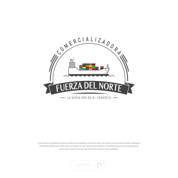 Design by adcreadesign titled "Fuerza del Norte"
