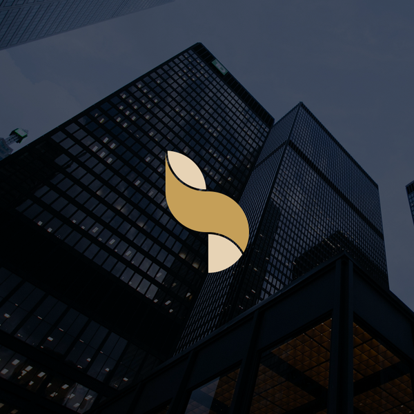 Premium logo design for a modern insurance broker