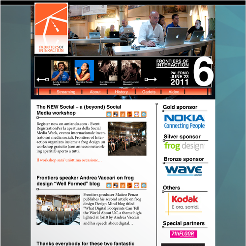 Powerful Technology Conference Website Design by IvanVB