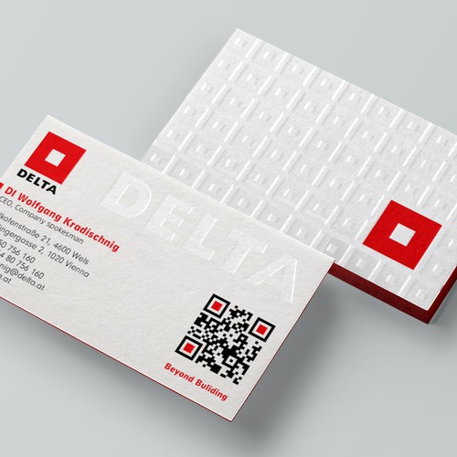 DELTA Business Card Relaunch Design réalisé par prosenjit_P