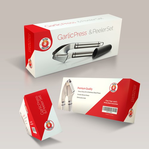 Designs | Create a winning packaging design for a luxury garlic press ...
