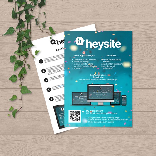 Heysite Flyer Postcard Flyer Or Print Contest 99designs