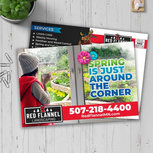 NEW POSTCARD FOR SPRING Design by BIG_BRAIN_AX