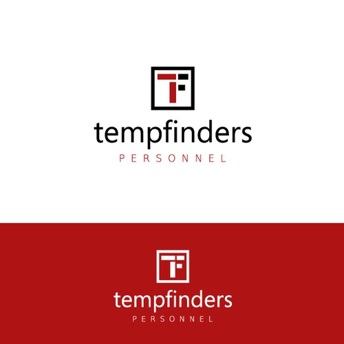 logo for Tempfinders Personnel Design by kimhubdesign