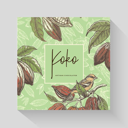 Design a folding chocolate box Design by ve_sta