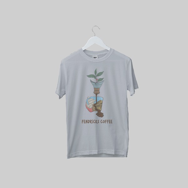 Design by Halabani titled "Adventure coffee themed t-shirt design"