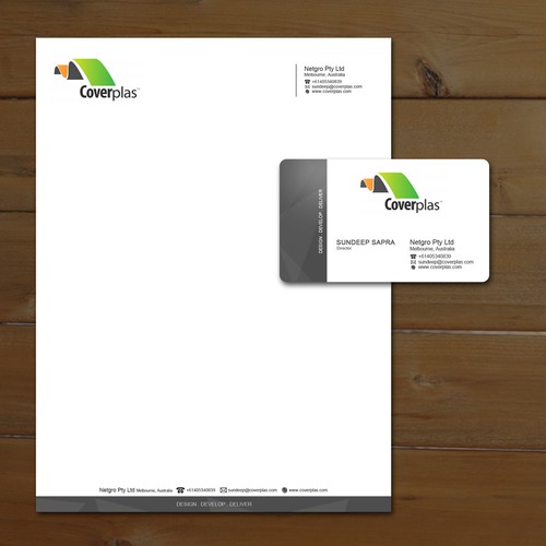 Help Coverplas with a new stationery Design by Aquaris23