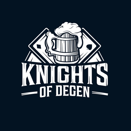 "Knights of Degen" Logo and Branding Design by Andrei Petcu