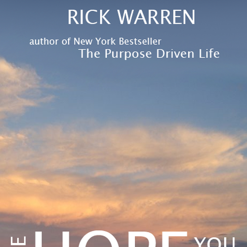 Design Rick Warren's New Book Cover Design réalisé par Cauã Cobuci