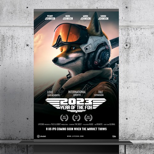 Design di Life360 2023 Year of the Fox Poster di roppix