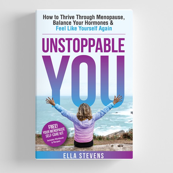 Design by Hadi (Achiver) titled "Bold & Empowering Book Cover for Unstoppable You"
