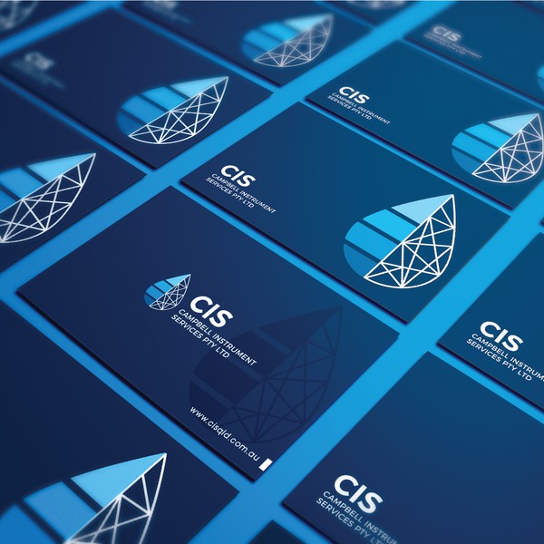 CIS- Logo and Busienss Card Design for a water plant based industrial Company