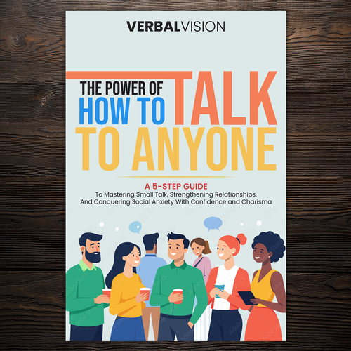 Create a Captivating Book Cover for "The Power of How to Talk to Anyone" – Showcase Your Creativity! Design by Imeehlogs