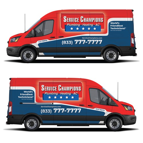 Van Wrap For Service Company Design by adelea