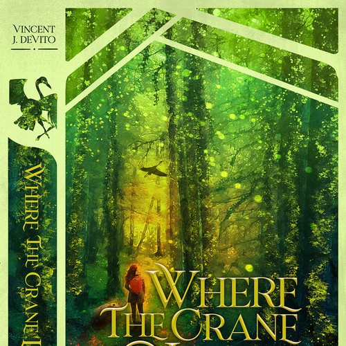 Design cover for a magical book with talking animals Design by Asra.