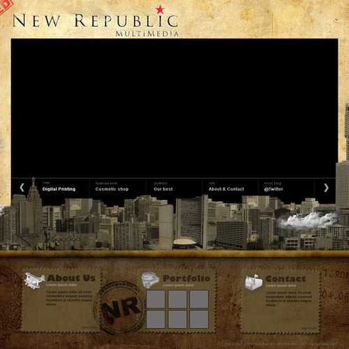 Media Companies New Design. PSD Only! Design by neboica