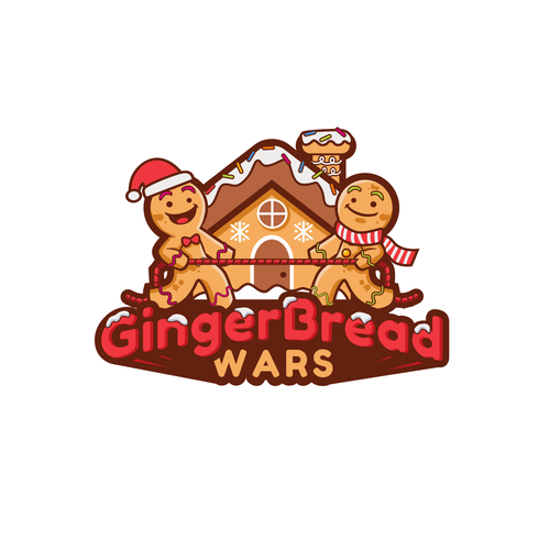 Create a fun and playful logo for Gingerbread Wars -- a holiday event company! Design by Monkey_Zen