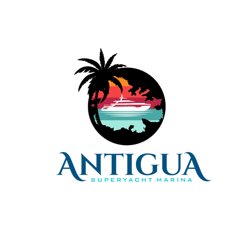 Logo for Antigua Superyacht Marina Design by odraude_me™