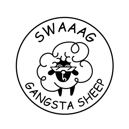 Gangsta sheep | Sticker contest | 99designs