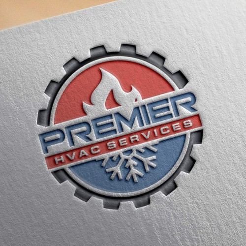 LOGO for HVAC Company (Air-conditioning, cooling and heating) Diseño de 7statis