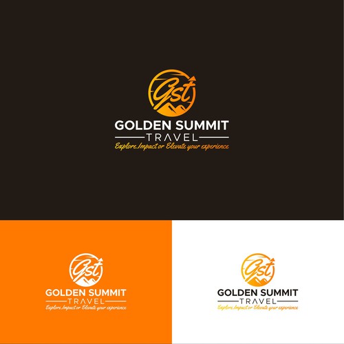 Wordmark logo for travel company looking to elevate (summit) travel experiences Design by n.rainy