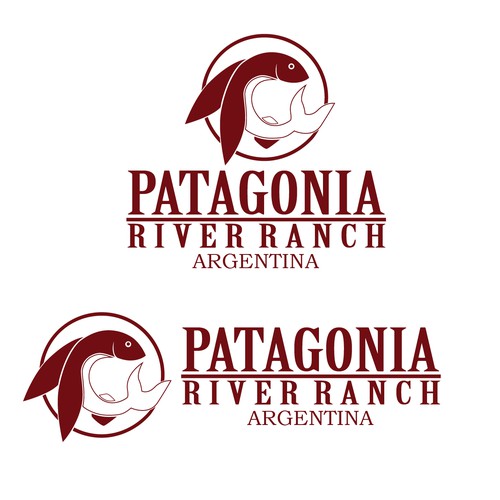 Logo Design for Luxury Fly Fishing Ranch in Patagonia | Logo design contest