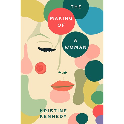 Wow factor book cover for women's contemporary fiction novel Réalisé par Llywellyn