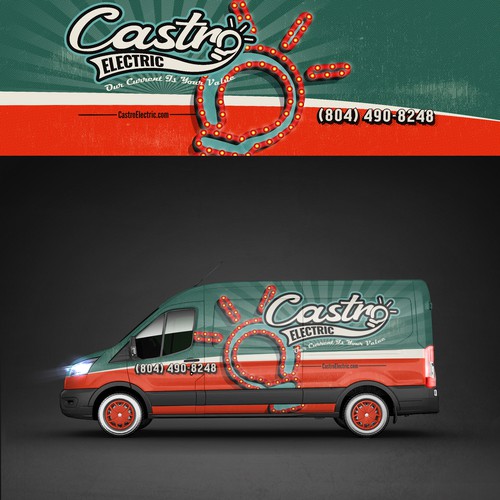 Van wrap For Electrical business! | Guaranteed | Quick Choice Making | Few revisions Design by corpNL