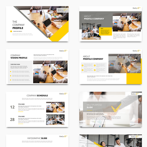 PowerPoint template contest entry by Shaputra