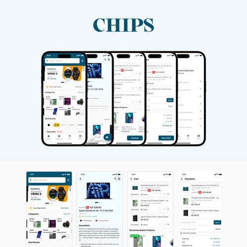 E-commerce Mobile UI/UX Design by thedei