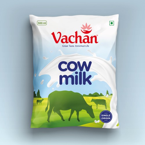 Vachan Cow Milk Design by JMD1