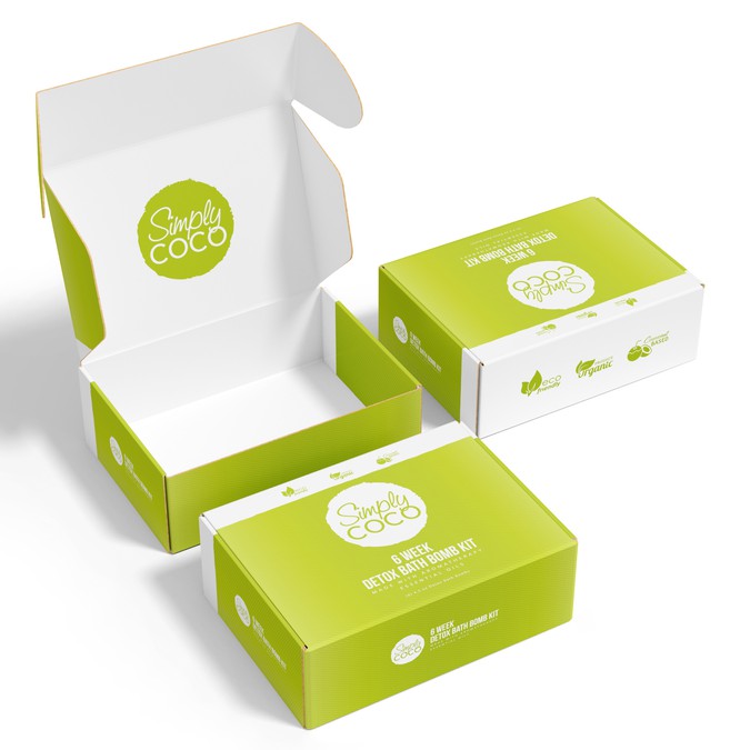 Create a SIMPLE, ATTRACTIVE box design! Product packaging contest