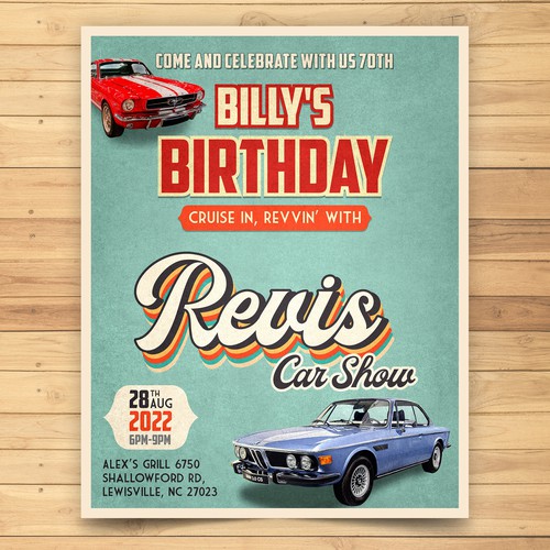 Car Show Flyer-ontwerp door Fercho89