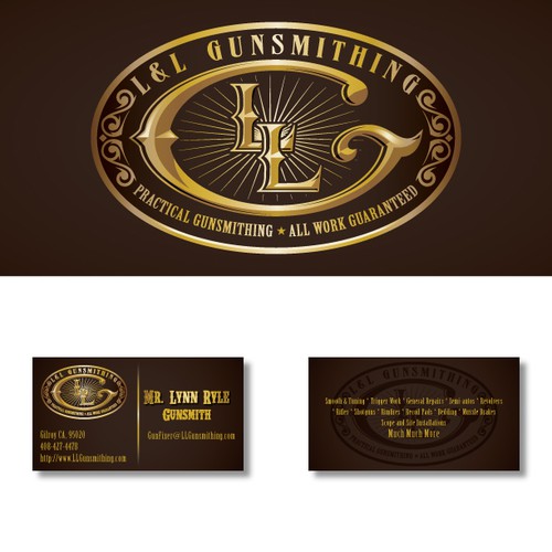 Design di Gunsmith needs New Logo & Business Card Design di 262_kento