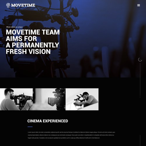 Video Production Company Website // Simplistic Design Ontwerp door Gael R.