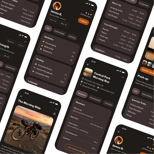 A Retro Minimalist iOS Fitness App needs a new redesign!