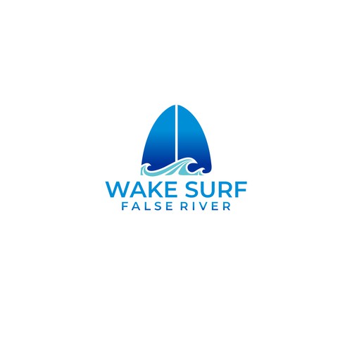 Edgy/sophisticated wake surf logo for a female/male group of wake surfers that embody a luxury life. Nothing predictable Design by Art_guse