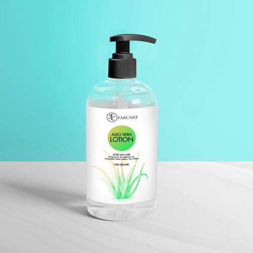 Label Design for Aloe Vera Lotion Design by mindART*