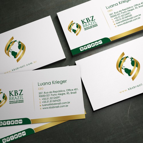 KBZ BRAZIL Needs a Business Card Business card contest