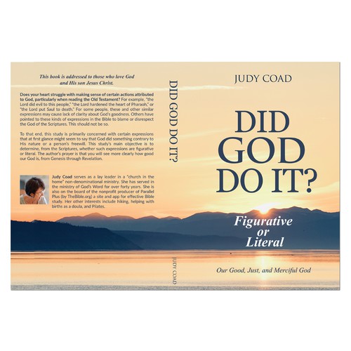 Design book cover and e-book cover  for book showing the goodness of God Design by Retina99