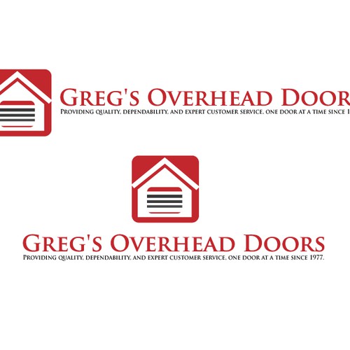 Help Greg's Overhead Doors with a new logo Réalisé par Ovidiu G.