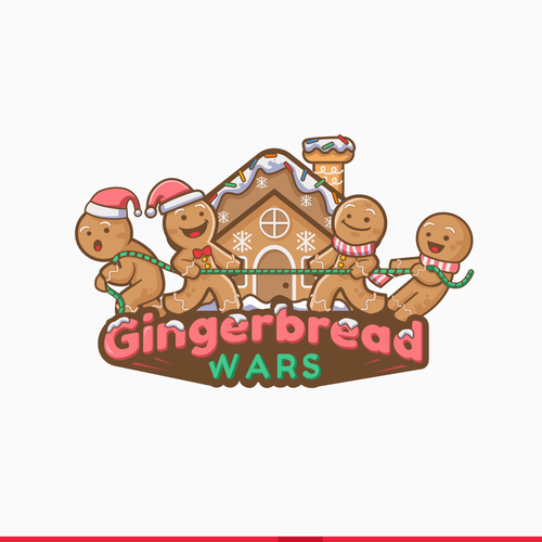 Create a fun and playful logo for Gingerbread Wars -- a holiday event company! Design by Monkey_Zen